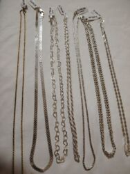 Ogrlice: Srebrne narukvice, ogrlice, lančići, nanogice– razni modeli - — 3