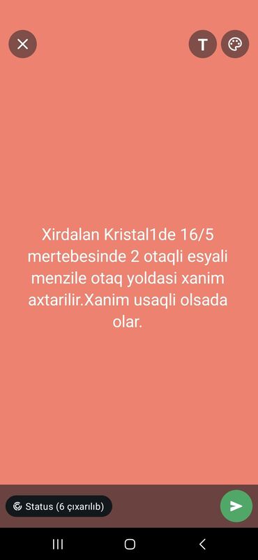 kurdexanida kiraye evler 2024: 60 kv. m, 2 otaqlı, İnternet, Su, Telefon