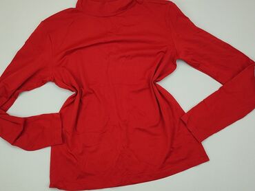czerwona bluzki kopertowe: Bluzka Damska, S, stan - Dobry