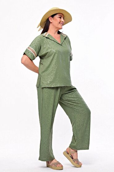 Kompleti: ***Hit kompleti za punije dame cena 3600 Pamuk viskoza elastin Siri — 12