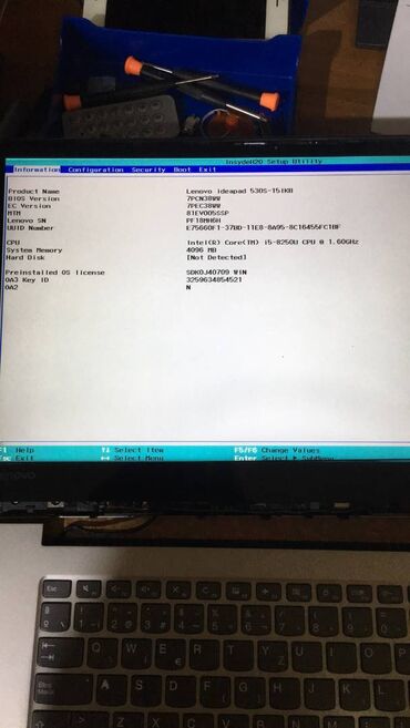 Lenovo: Aptop lenovo idepad 530s-15ikb laptop ispravan prodaje se iz delova — 12