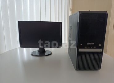 Monitorlar: Intel Core i3-2100 prosessorlu və 8 GB RAM-lı bu fərdi kompüter