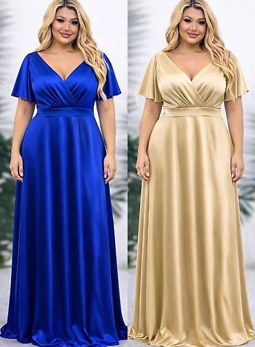 elegant draskovic: Duga elegantna haljina od satenskog sjaja,kroja koji naglašava struk i — 2