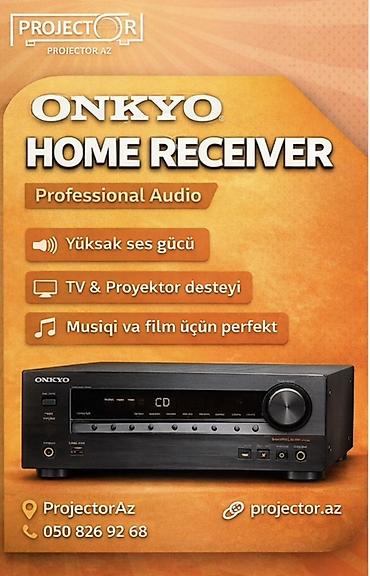 səs gucləndiriciləri: ONKYO Home Receiver – Professional Audio - Yüksək səs gücü və təmiz — 1