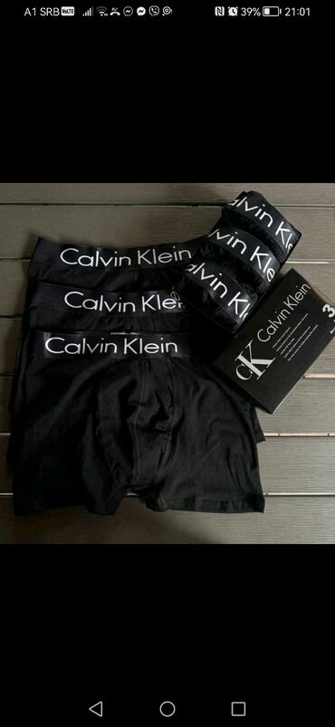 nemacke cipele u beogradu: Gaće, One size, Calvin Klein, bоја - Crna, Pamuk