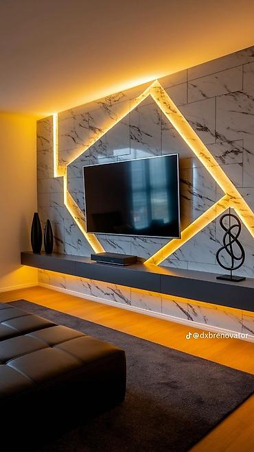 Работы по обшивке: Панельные стены и встроенные решения под ключ для интерьера - Дизайн — 31