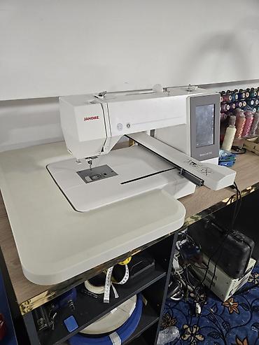 tikis maşınları sederek: Janome Memory Craft 550E – kompüterləşdirilmiş naxışma (embroidery) — 2