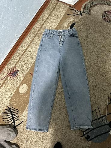 Джинсы: Набор джинсов (3 пары), синие/голубые оттенки, варёный/acid wash. 3 — 2