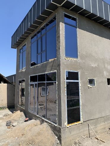 Готовые пластиковые окна: Окна двери витражи на заказ Бишкек Перегородка алюминевая на заказ — 7