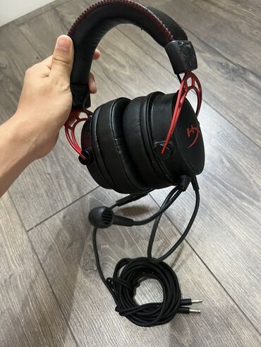 наушники hyperx: Игровые наушники HyperX Cloud Alpha Длина кабеля: 1,3м +удлинитель