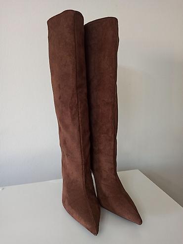 nanule na stiklu: 🍂 MUST-HAVE: Duboke čokoladne čizme od velura! 🤎 Elegantne, ženstvene — 3