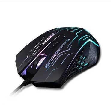 Чехлы: Gaming mouse Forka İşıqlandırma: RGB 10 Rəng Çaları Ergonomik Dizayn