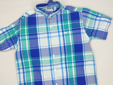 Shirt 12 years, condition - Perfect, pattern - Cell, color - Blue