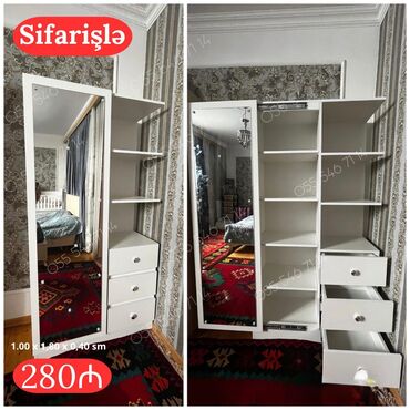 шкаф сейф металлический: Yeni, Düz dolab, Qarderob, paltar dolabı