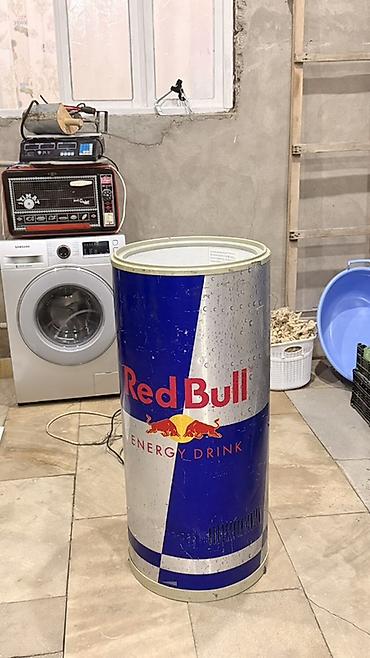 Оборудование для магазинов: Reklam barabanı – Red Bull formalı böyük silindrik promo — 1