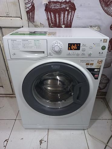 aristonlar: Paltaryuyan maşın Hotpoint Ariston, 6 kq, İşlənmiş, Avtomat, Qurutma var, Kredit yoxdur, Ödənişli çatdırılma — 1