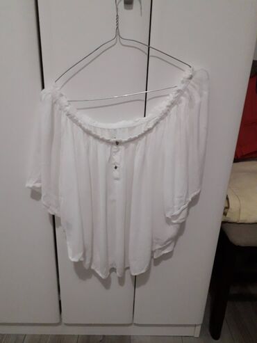 new yorker crop top majice: S (EU 36), Viscose, Single-colored, color - ivory