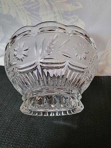 Ostali antikviteti: Cinija kristal Zajecar velika iz 70ih.god. Cinija kristal — 12