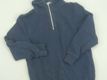 niebieski księżyc kombinezon: Sweatshirt, Little kids, 5-6 years, 110-116 cm, condition - Good