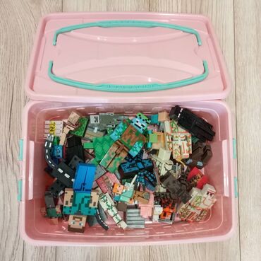 Игрушки: Наборы Minecraft вместе с контейнером Или рассмотрим обмен на My at lalafo.kg — 10 Игрушки: Наборы Minecraft вместе с контейнером Или рассмотрим обмен на My — 10