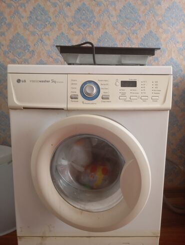 крышка стиральной машины: Кир жуучу машина LG, Колдонулган, Автомат, 5 кг чейин, Толук өлчөм