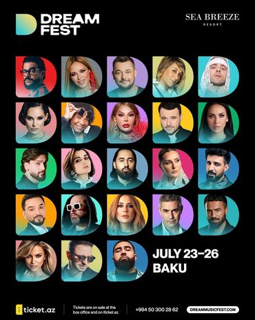 Tədbirlərin təşkili: 23-26 iyul tarixlərində Bakıda keçiriləcək "Dream Fest" musiqi
