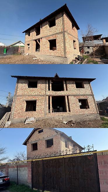 Продажа коттеджей и домов: Продается недостроенный двухэтажный кирпичный дом в Маевке ниже — 1