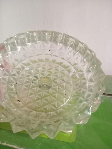 Наборы посуды: Стеклянный набор для сервировки: пепельница и секционная тарелка - — 8