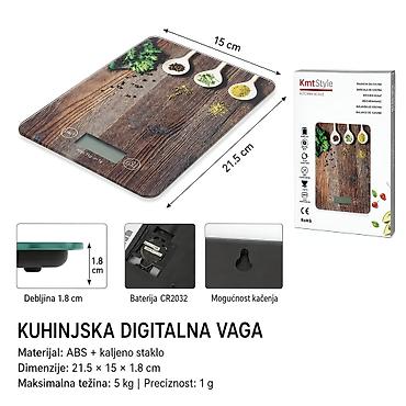 KMT kuhinjska vaga staklena 2406836-A Digitalna kuhinjska vaga sa na lalafo.rs KMT kuhinjska vaga staklena 2406836-A Digitalna kuhinjska vaga sa