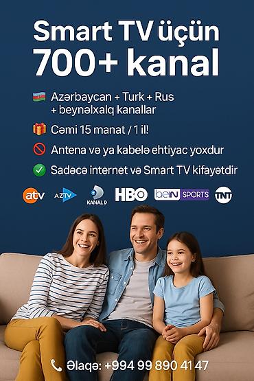 iptv turkiye: Smart TV üçün IPTV Paketi – 800+ Kanal! 🎬 Azərbaycan, Türkiyə, idman — 1