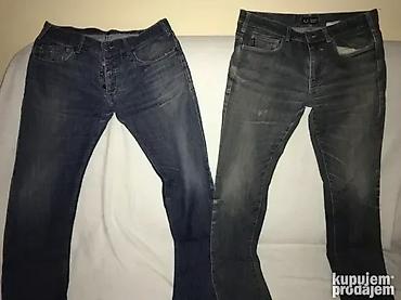 Farmerke: Original ARMANI farmerice 32/33 NOVE 99% cotton 1% elastin Polustruk — 9
