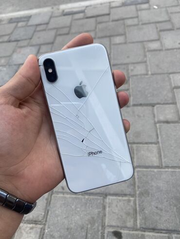 iphone bərdə: IPhone X, 256 GB, Ağ