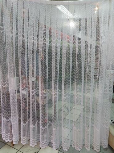 Posteljina: 👌Zavese od debljeg tila sa vezom na njemu, perfektnog kroja i izgleda — 9