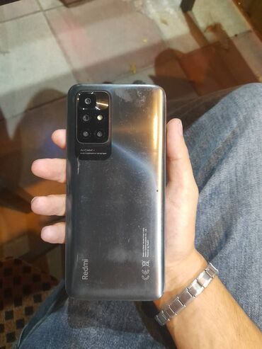 телефон fly ff224: Redmi 10, 64 GB, rəng - Mavi, Barmaq izi