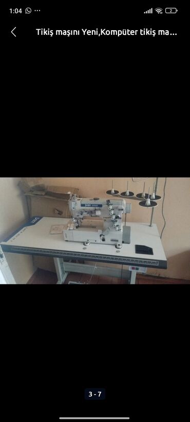 tikiş maşınlari: Tikiş maşını Yeni,Overlok