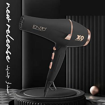 Бытовая техника: Fen Enzo Super EN-8898 X9, 2800 Vt, Black - Brend: Enzo - Tip: Fen — 2