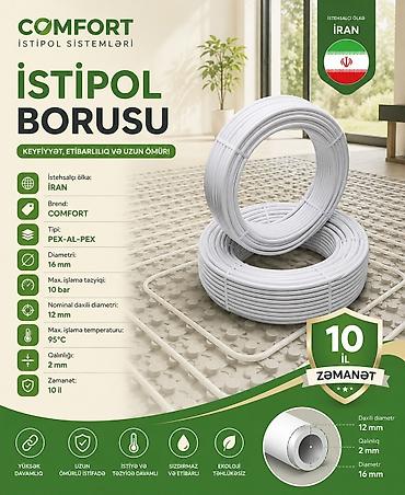 İsti pol üçün kollektorlar: ®️İSTİPOL BORULARI 👍 ✔️Pexalpex borular ✔️Oksigen bariyerli borular -da lalafo.az — 1 İsti pol üçün kollektorlar: ®️İSTİPOL BORULARI 👍 ✔️Pexalpex borular ✔️Oksigen bariyerli borular — 1