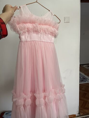 одежда на прокат: Детское платье, цвет - Розовый, Новый