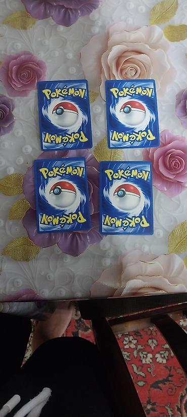 oyun alanı: Pokémon kolleksiya kartları – 4 ədəd nadir holo/ultra kart seti Dəst — 1