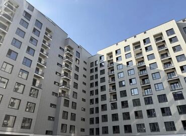 суточный квартира бишкек политех: 2 комнаты, 63 м², Элитка, 10 этаж, ПСО (под самоотделку)