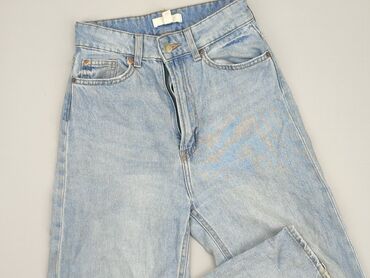 spodnie jeans rurki damskie: H&M, XS (EU 34), condition - Good