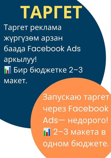 печать для документов: Facebook, Настройка таргетированной рекламы