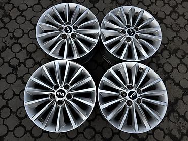 Диски: Литые Диски R 17 Kia, Комплект, отверстий - 5, Б/у — 1