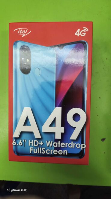 Samsung: Samsung Galaxy A15, 32 GB, rəng - Göy, Barmaq izi, İki sim kartlı, Face ID