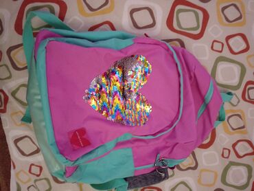 saim se majica: Kid's backpack, For girls, color - Pink