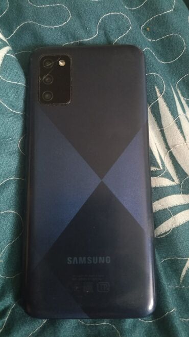 rəsmi 14 c: Samsung Galaxy A02 S, 32 ГБ, цвет - Синий, Битый, Сенсорный, Отпечаток пальца