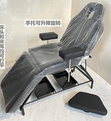 Medicinski nameštaj: Profesionalna kozmetička tatto medicinska stolica – crna — 10