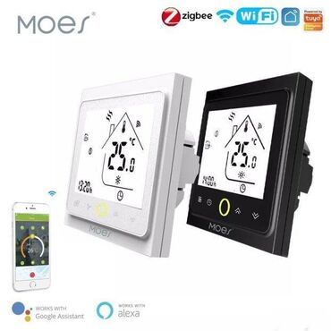 Oprema za grejanje: Brand: Moes Model: Moes WiFi termostat 16A za električno podno — 2
