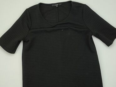 czarne bluzki z bufiastymi rękawami: Блуза жіноча, Next, S, стан - Дуже гарний