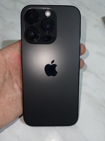 айфон 14 про макс бу цена бишкек: IPhone 14 Pro, Колдонулган, 256 ГБ, Кара, Коргоочу айнек, 80 %